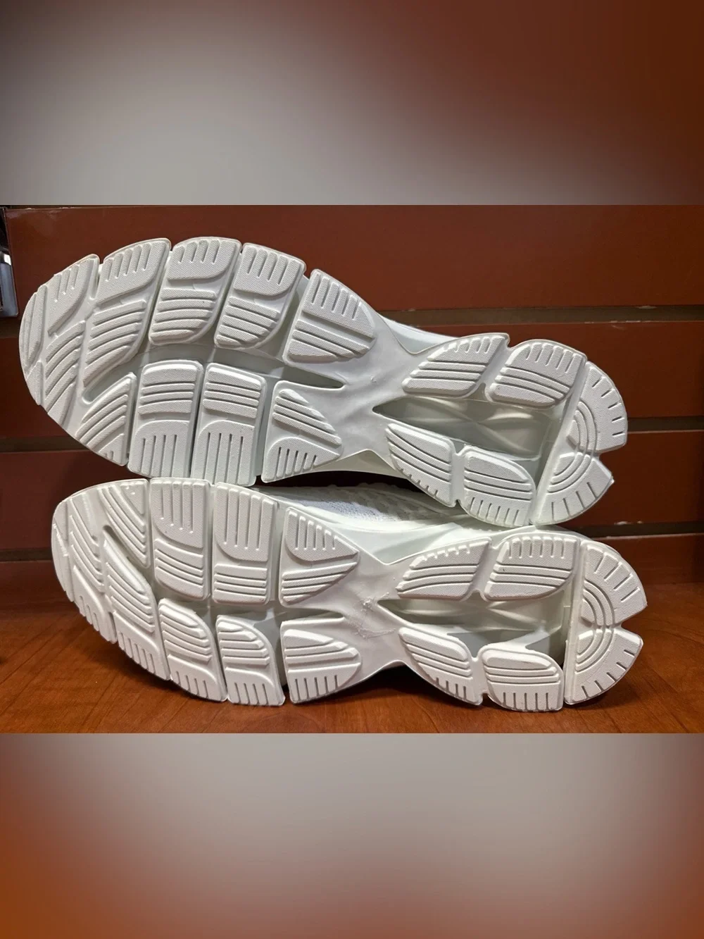 White Knit Men's Sneakers - Unbranded Comfort Runner